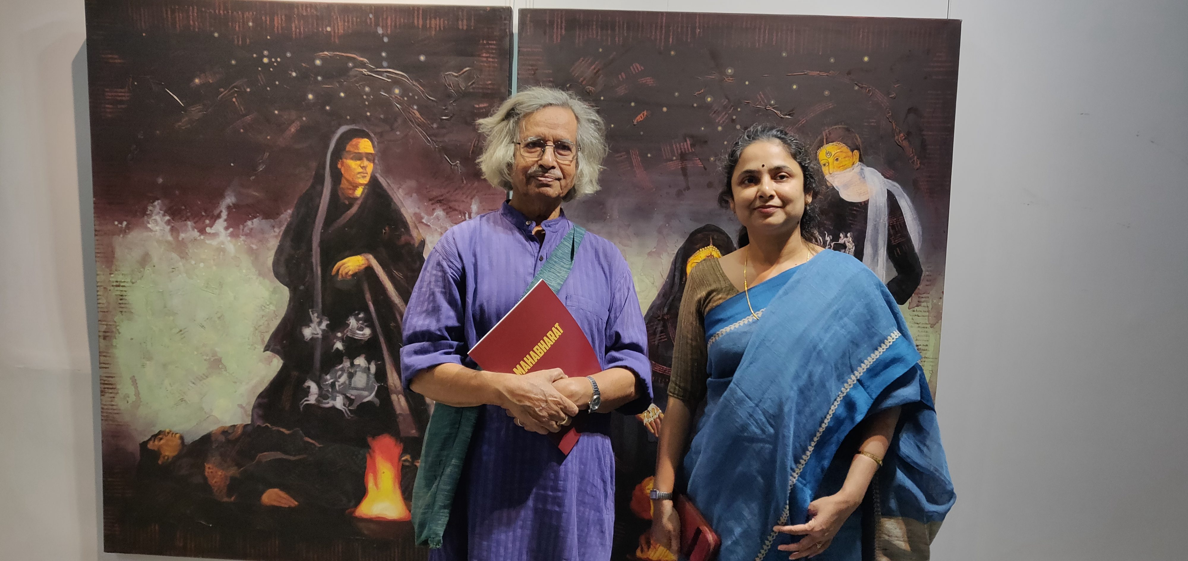 With Eminent Painter Shri Jogen Chowdhury