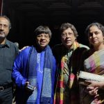 Post Concert Photo-Op with Pt. Parimal Chakraborty, Vidwan Shashank Subramanyam, Pt. Anindo Chatterjee