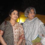 With Jogen Chowdhury, the celebrated painter and Member of Parliament