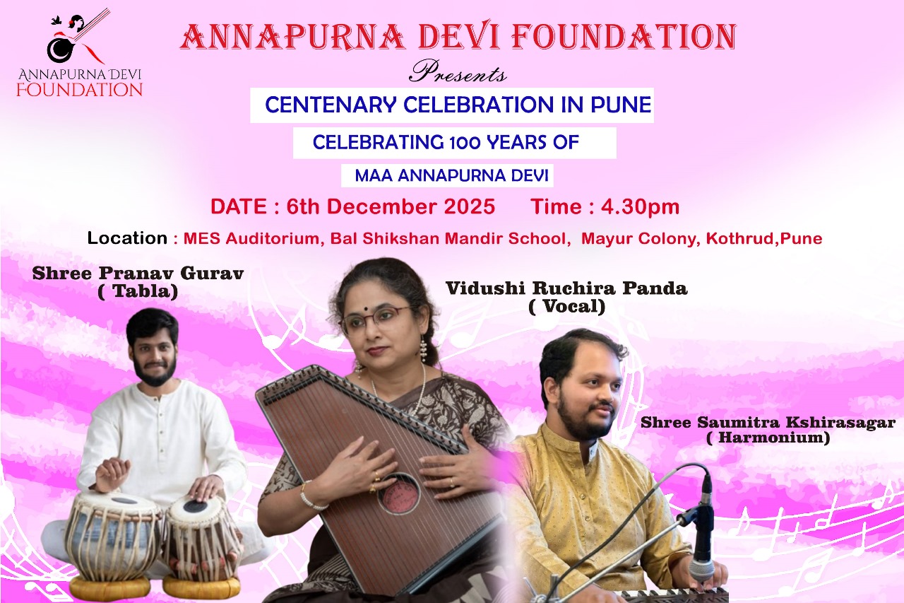 Vidushi Ruchira Panda, Annapurna Devi Foundation, Pune
