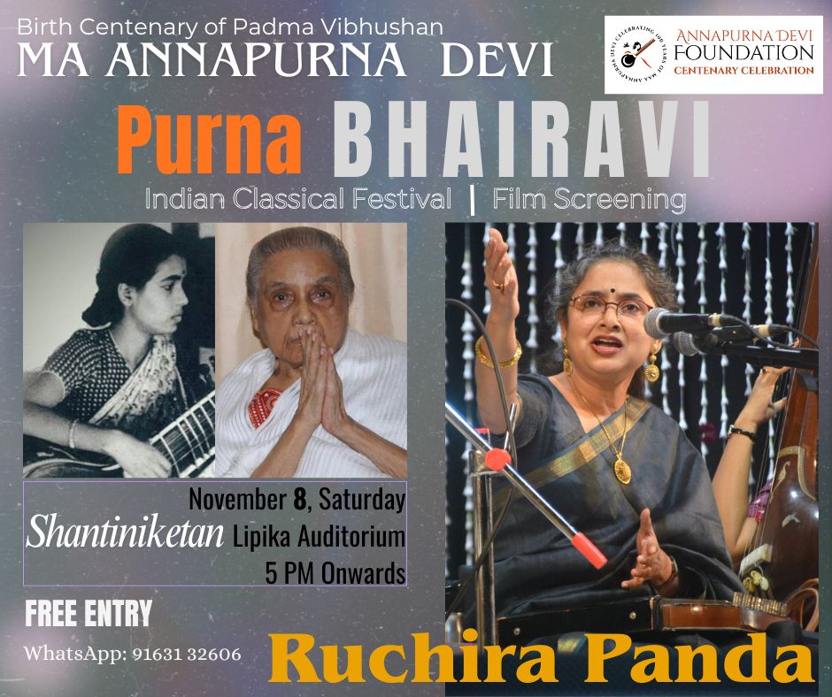 Purna BHAIRAVI- Birth Centenary Celebration of Padma Bhushan Ma Annapurna Devi